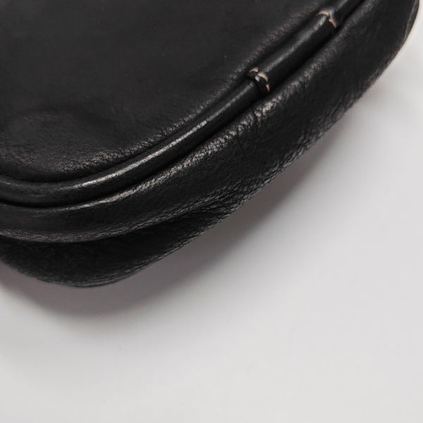 Calfskin Shoulder Bag Black