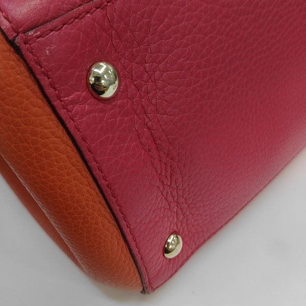 Bamboo 1947 Medium Calfskin Red