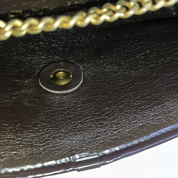 Oblique Canvas Top Handle Bag Brown