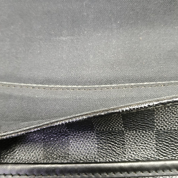DANIEL MM Damier Graphite Coated Canvas Gray