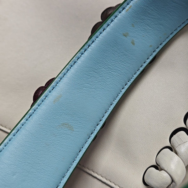Peekaboo Mini Calfskin White