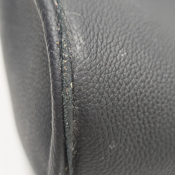 NEVERFULL INSIDE OUT MM Monogram Calfskin Black