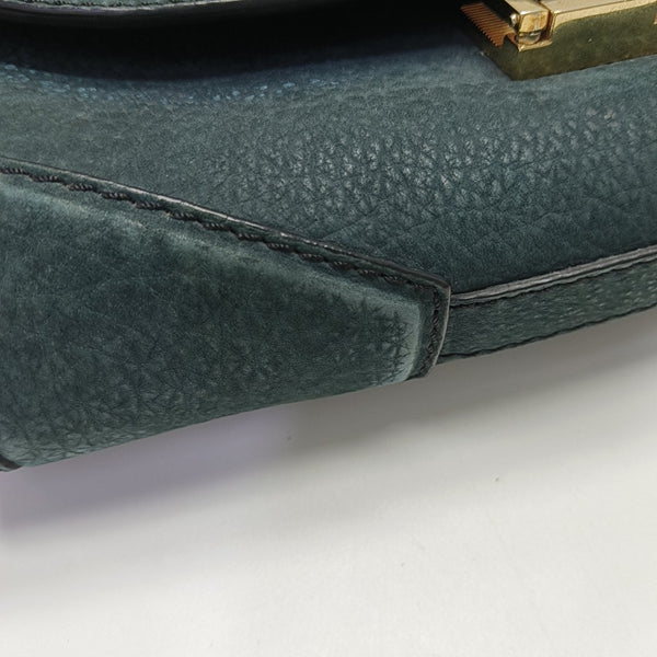 Calfskin Shoulder Bag Green