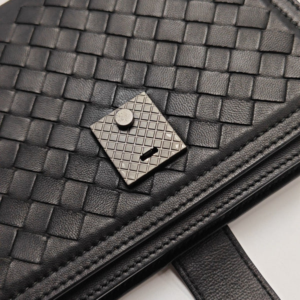 Lambskin Shoulder Bag Black