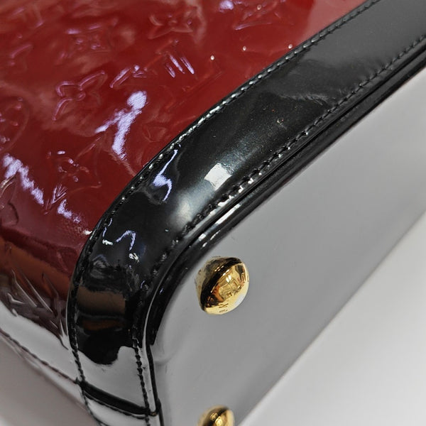 LOCKIT Monogram Patent Leather Red