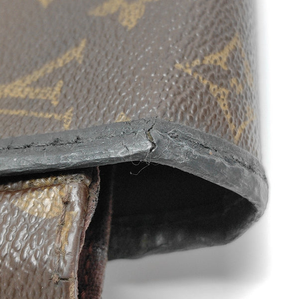 Monogram Coated Canvas Shoulder Bag Brown