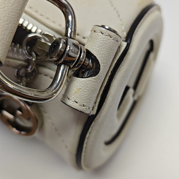 Blondie Mini Quilted Calfskin White
