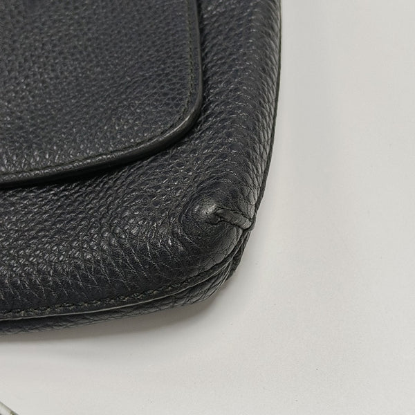 Calfskin Shoulder Bag Black