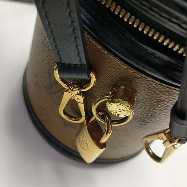 CANNES PM Monogram Coated Canvas Brown
