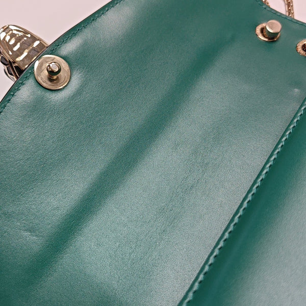 SERPENTI FOREVER Medium Calfskin Green