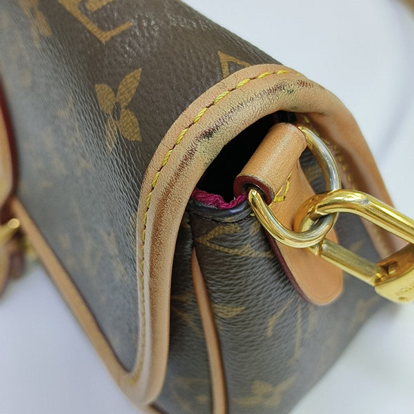 DIANE Monogram Coated Canvas Brown