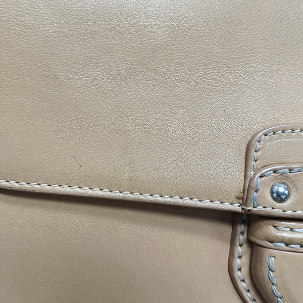 Calfskin Shoulder Bag Yellow