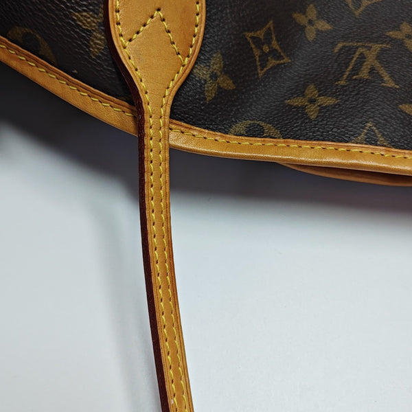 NEVERFULL GM Monogram Coated Canvas Brown