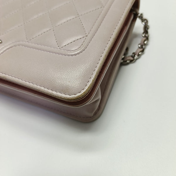 WOC Quilted Calfskin Pink