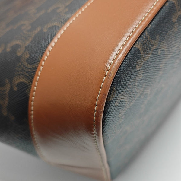 TRIOMPHE CANVAS Medium Coated Canvas Brown