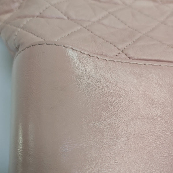 GABRIELLE Medium Quilted Calfskin Pink