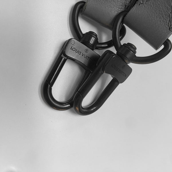 TRIO Monogram Calfskin Gray