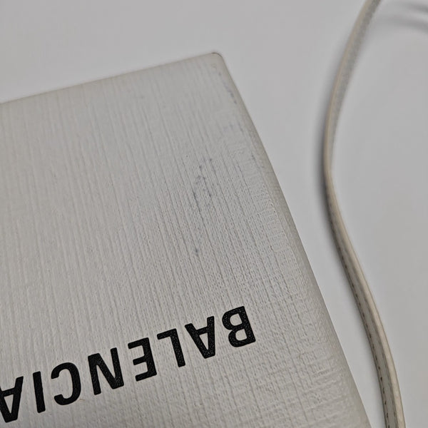 Shopping Bag Calfskin White