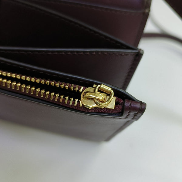 Calfskin Shoulder Bag Red