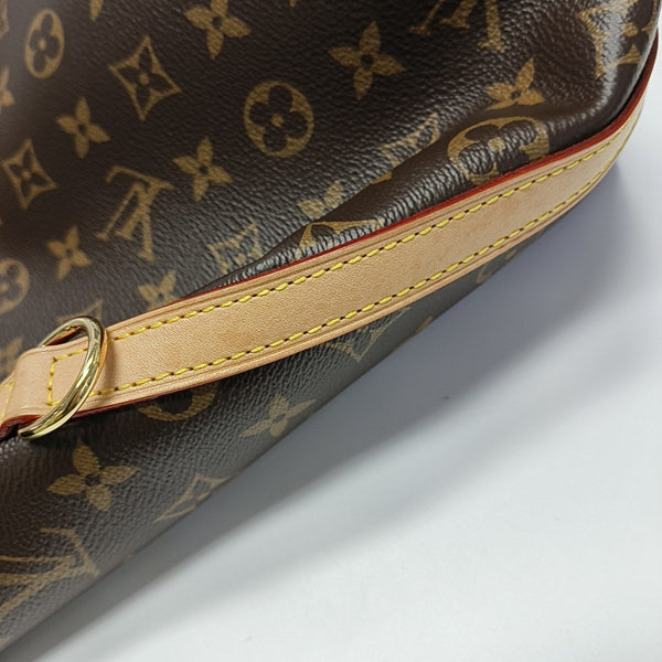 Monogram Coated Canvas Shoulder Bag Brown