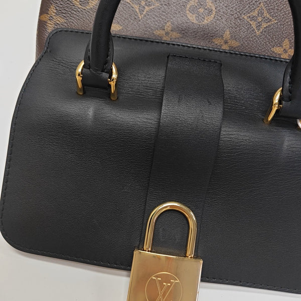 LOCKY BB Monogram Coated Canvas Brown