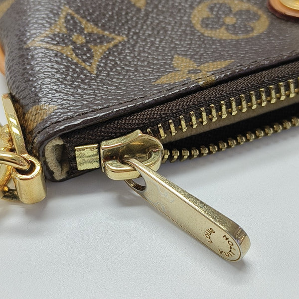 VINTAGE MILLA MM Monogram Coated Canvas Brown