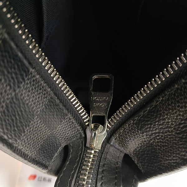 7 DAYS A WEEK Damier Graphite Coated Canvas Gray