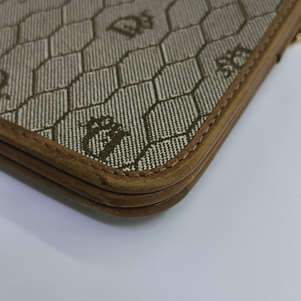 Vintage Honeycomb Coated Canvas Brown