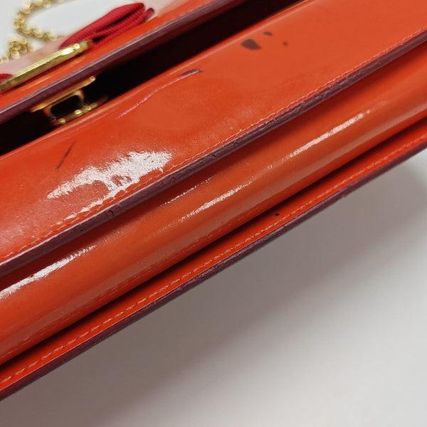 Ginny Patent Leather Orange