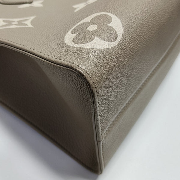 ONTHEGO MM Monogram Calfskin Gray