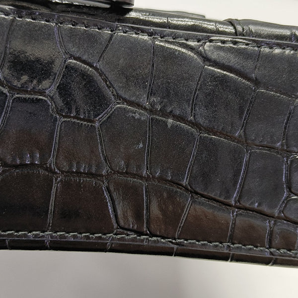 Hourglass Small Calfskin Black