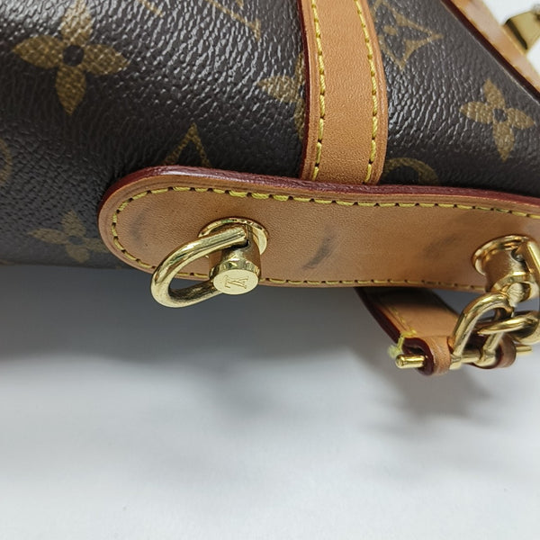 DUFFLE Monogram Coated Canvas Brown
