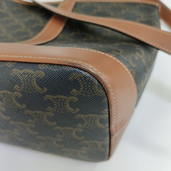 TRIOMPHE CANVAS Small Coated Canvas Brown