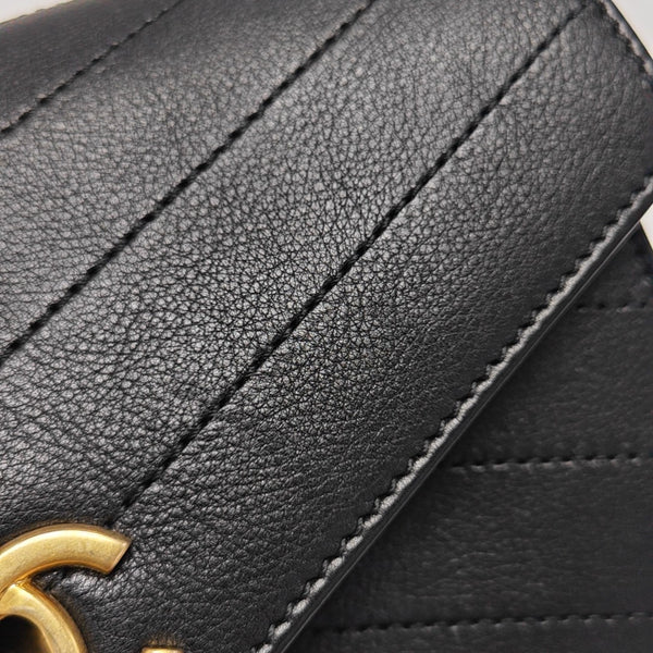 Quilted Calfskin Belt Bag Black