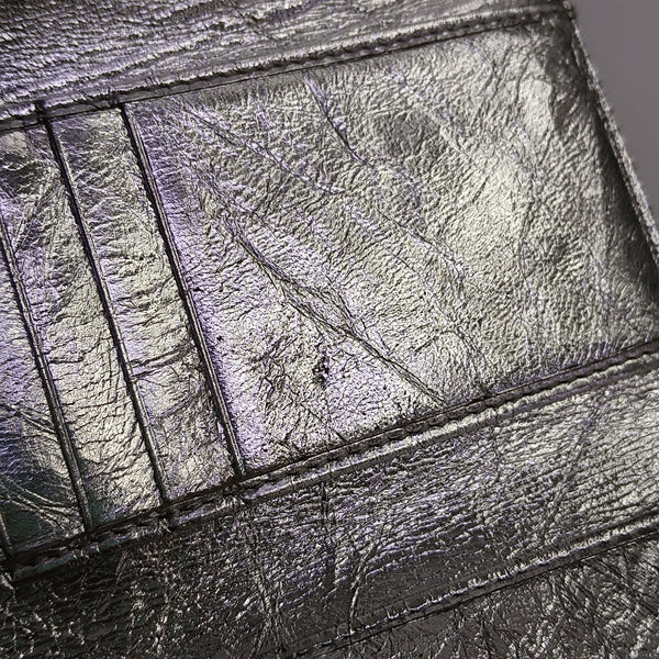 Diorama Calfskin Silver Wallet