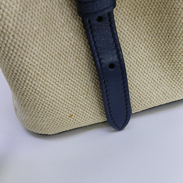 CABAS DE FRANCE Small Canvas White
