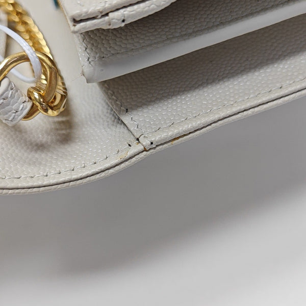 ENVELOPE Small Quilted Calfskin White