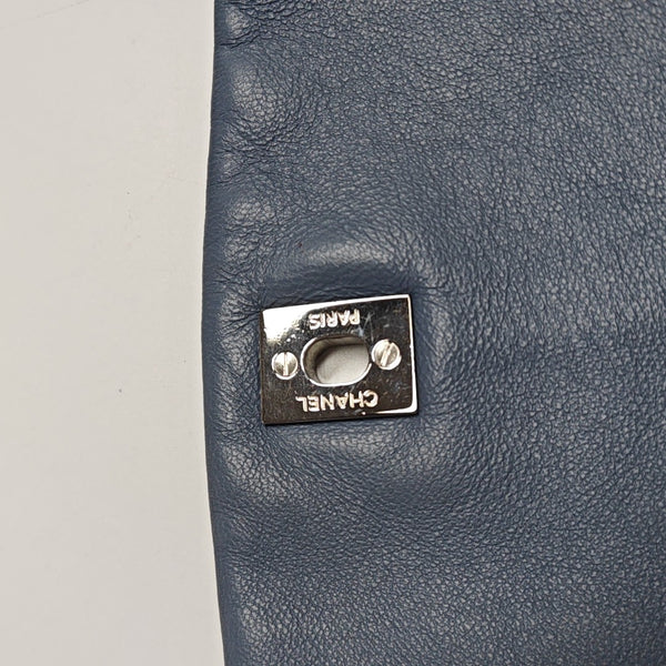 Quilted Lambskin Shoulder Bag Blue