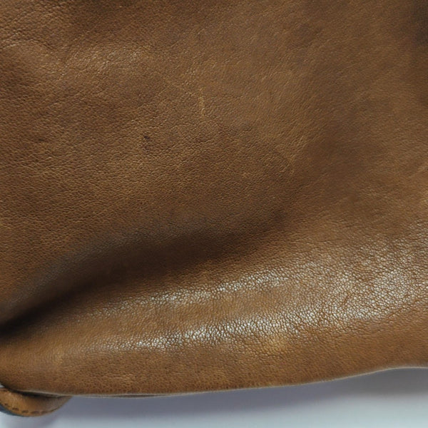 Lambskin Shoulder Bag Brown
