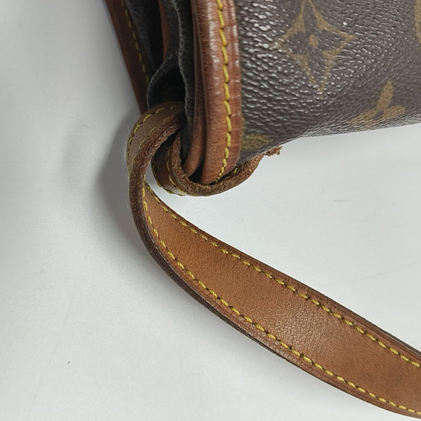 SAUMUR 30 Monogram Coated Canvas Brown