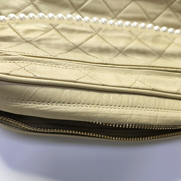 Quilted Lambskin Beige