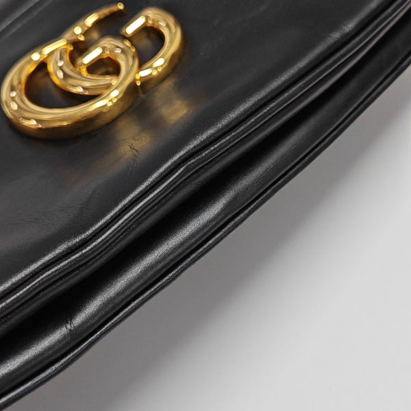 Arli Large Calfskin Black