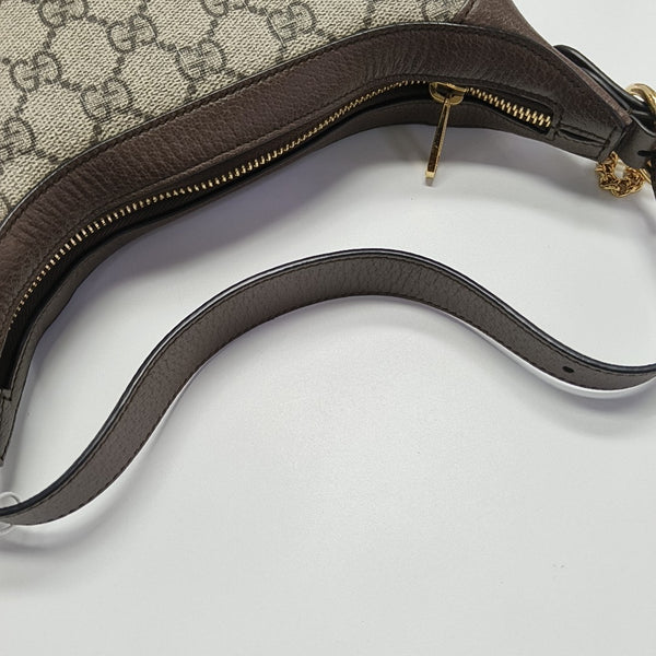 Ophidia Mini Monogram Coated Canvas Beige