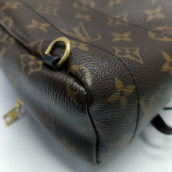 PALM SPRINGS Mini Monogram Coated Canvas Brown