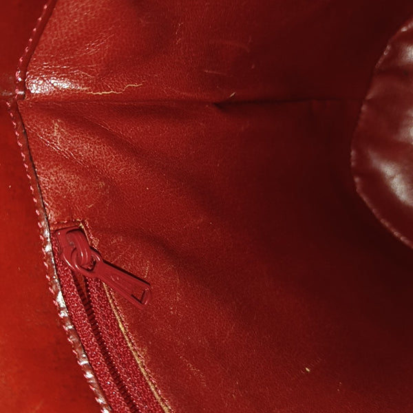 Calfskin Bucket Bag Red