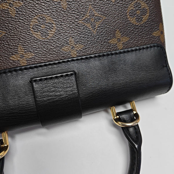 LOCKY BB Monogram Coated Canvas Brown
