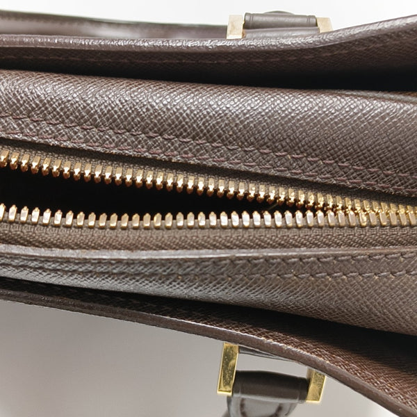 TRIANA Damier Ebene Coated Canvas Brown