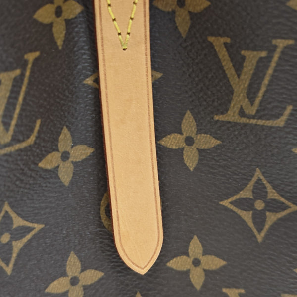 MONTAIGNE GM Monogram Coated Canvas Brown