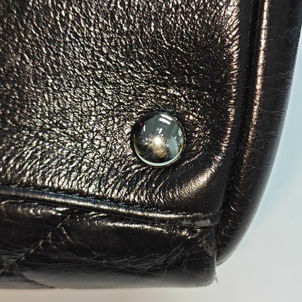 Small Quilted Calfskin Black
