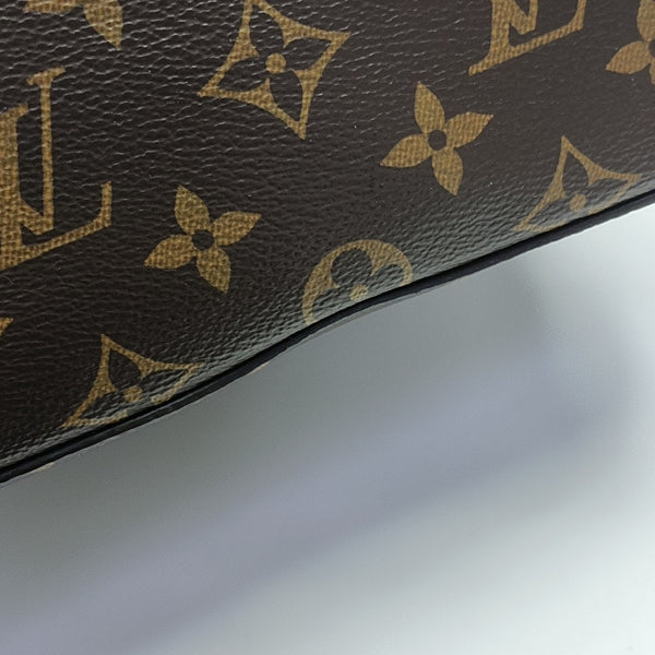 NÉONOÉ MM Monogram Coated Canvas Brown